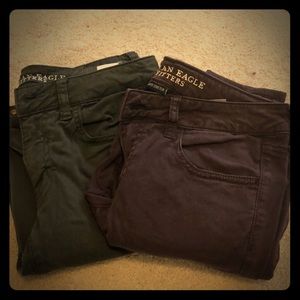 American Eagle AEO Sateen Jeggings